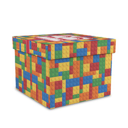 Building Blocks Gift Box with Lid - Canvas Wrapped - Medium (Personalized)
