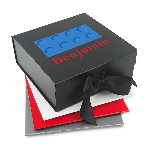Custom Building Blocks Gift Box with Magnetic Lid (Personalized)
