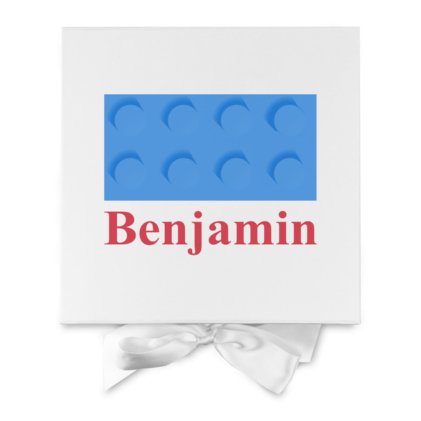 Building Blocks Gift Boxes with Magnetic Lid - White - Approval