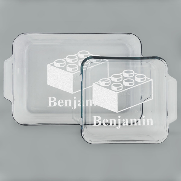 Building Blocks Glass Baking Dish Set - MAIN (set)