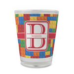 Building Blocks Glass Shot Glass - 1.5 oz - Single (Personalized)