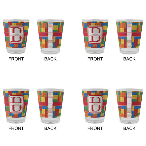 Building Blocks Glass Shot Glass - Standard - Set of 4 - APPROVAL