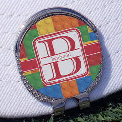 Building Blocks Golf Ball Marker - Hat Clip