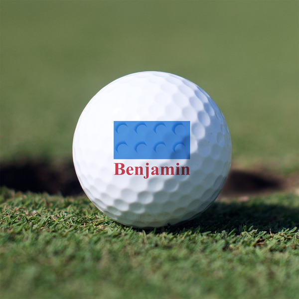 Custom Building Blocks Golf Balls - Non-Branded - Set of 3 (Personalized)