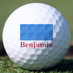Building Blocks Golf Balls - Non-Branded - Set of 3 (Personalized)