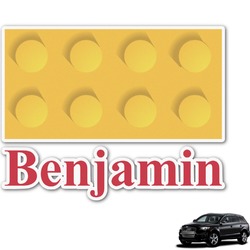 Building Blocks Graphic Car Decal (Personalized)