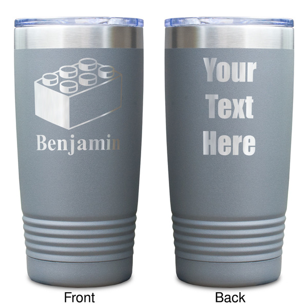 Building Blocks Gray Polar Camel Tumbler - 20oz - Double Sided - Approval