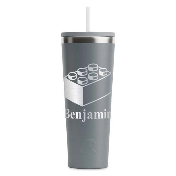 Building Blocks Grey RTIC Everyday Tumbler - 28 oz. - Front