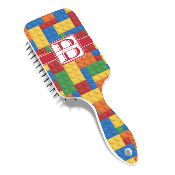 Building Blocks Hair Brush - Angle View