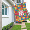 Building Blocks House Flags - Double Sided - LIFESTYLE