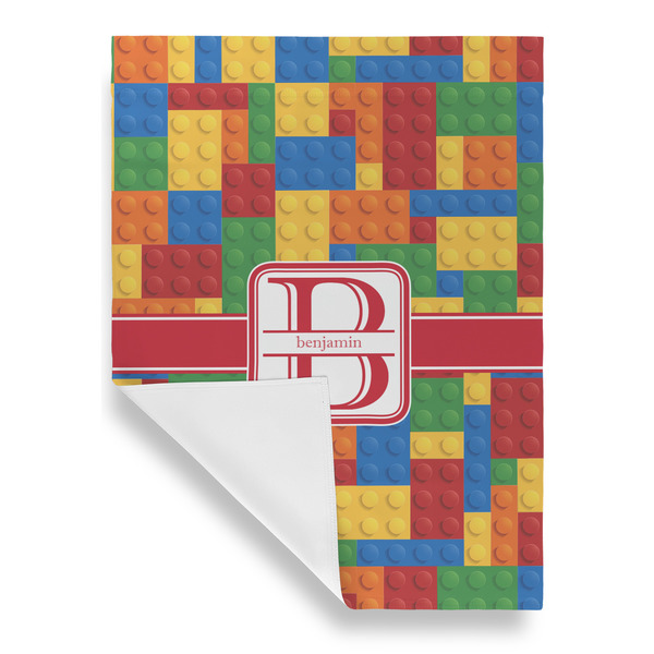 Building Blocks House Flags - Single Sided - FRONT FOLDED