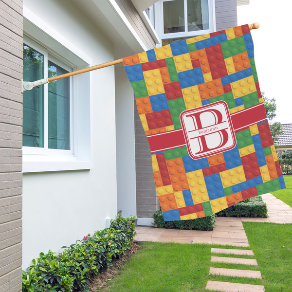 Building Blocks House Flags - Single Sided - LIFESTYLE