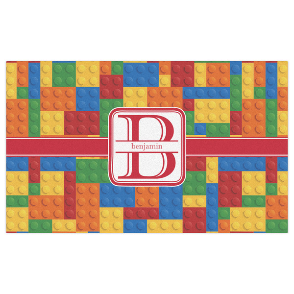 Building Blocks Indoor / Outdoor Rug - 3'x5' - Front Flat