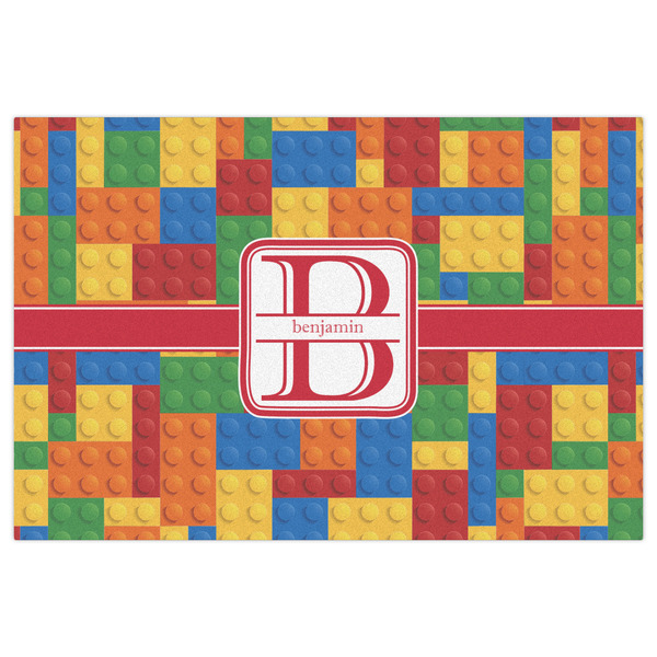 Building Blocks Indoor / Outdoor Rug - 4'x6' - Front Flat