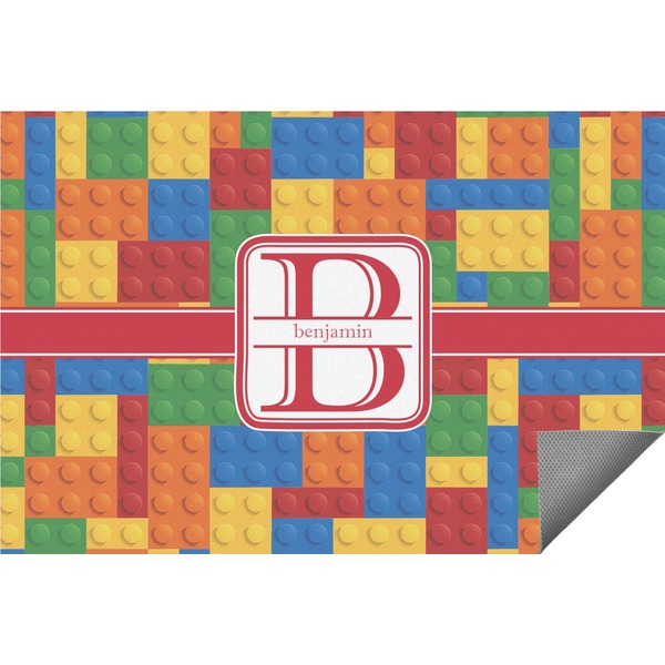 Custom Building Blocks Indoor / Outdoor Rug (Personalized)
