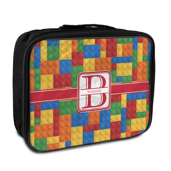 Custom Building Blocks Insulated Lunch Bag (Personalized)