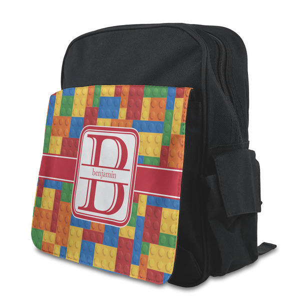 Custom Building Blocks Preschool Backpack (Personalized)