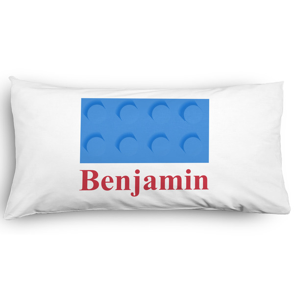 Custom Building Blocks Pillow Case - King - Graphic (Personalized)