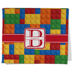 Building Blocks Kitchen Towel - Poly Cotton w/ Name and Initial