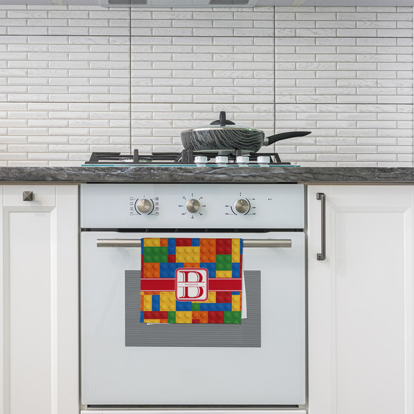 Building Blocks Kitchen Towel - Poly Cotton - Lifestyle