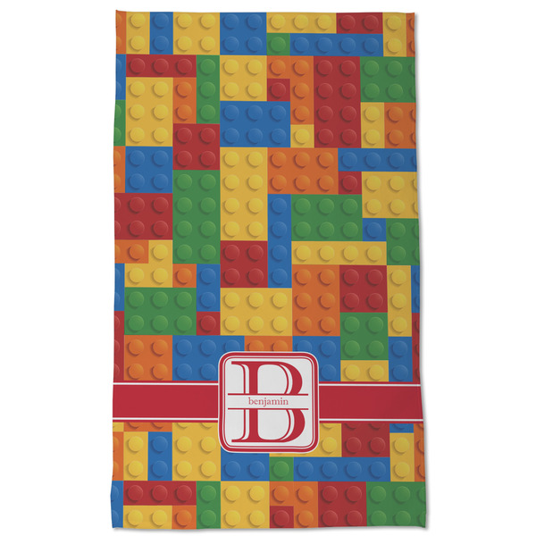 Building Blocks Kitchen Towel - Poly Cotton - Full Front