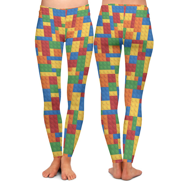 Building Blocks Ladies Leggings - Front and Back