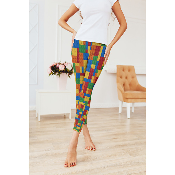 Building Blocks Ladies Leggings - LIFESTYLE 2