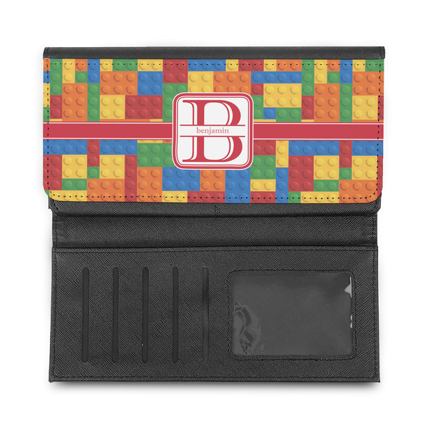 Building Blocks Ladies Wallet - Half Way Open