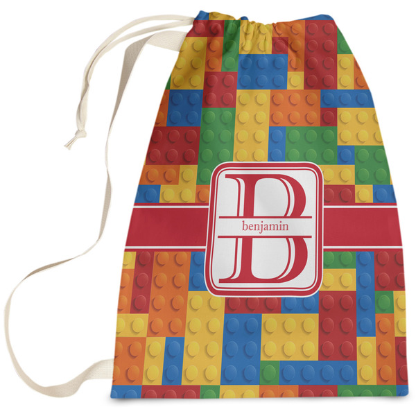 Custom Building Blocks Laundry Bag (Personalized)
