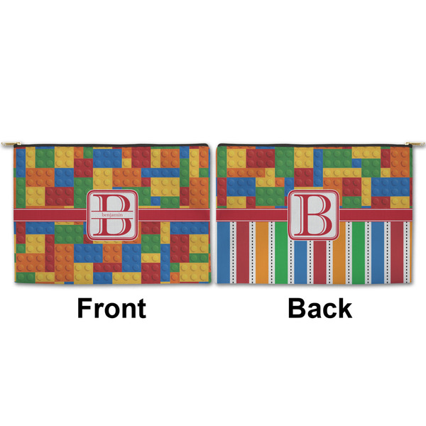 Building Blocks Large Zipper Pouch Approval (Front and Back)