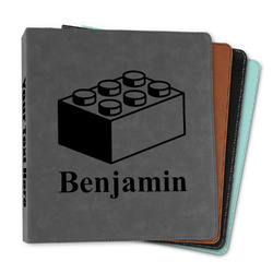 Building Blocks Leather Binder - 1" (Personalized)