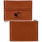Building Blocks Leather Business Card Holder Front Back Single Sided - Apvl