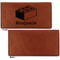 Building Blocks Leather Checkbook Holder Front and Back Single Sided - Apvl