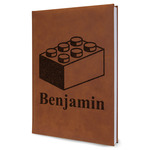 Building Blocks Leather Sketchbook - Large - Single Sided (Personalized)