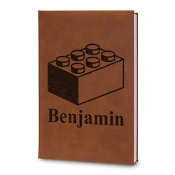 Building Blocks Leatherette Journal - Large - Double Sided (Personalized)