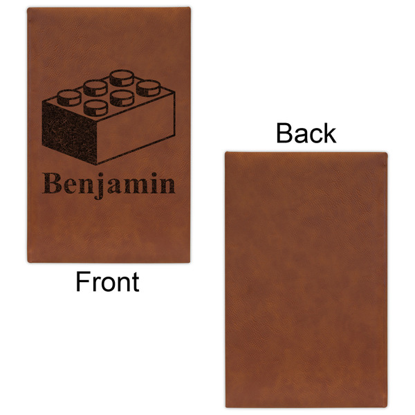 Building Blocks Leatherette Sketchbooks - Small - Single Sided - Front & Back View
