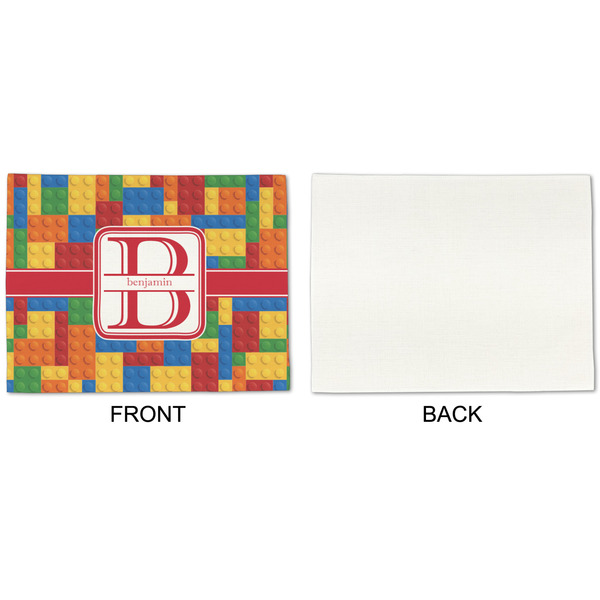 Building Blocks Linen Placemat - APPROVAL Single (single sided)