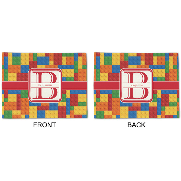 Building Blocks Linen Placemat - APPROVAL (double sided)