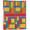 Building Blocks Linen Placemat - Folded Half (double sided)