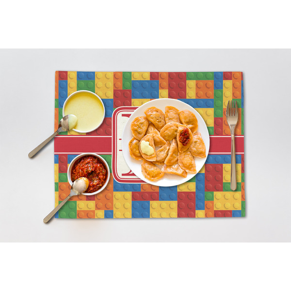 Building Blocks Linen Placemat - Lifestyle (single)