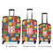 Building Blocks Luggage Bags all sizes - With Handle