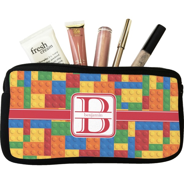 Custom Building Blocks Makeup / Cosmetic Bag (Personalized)