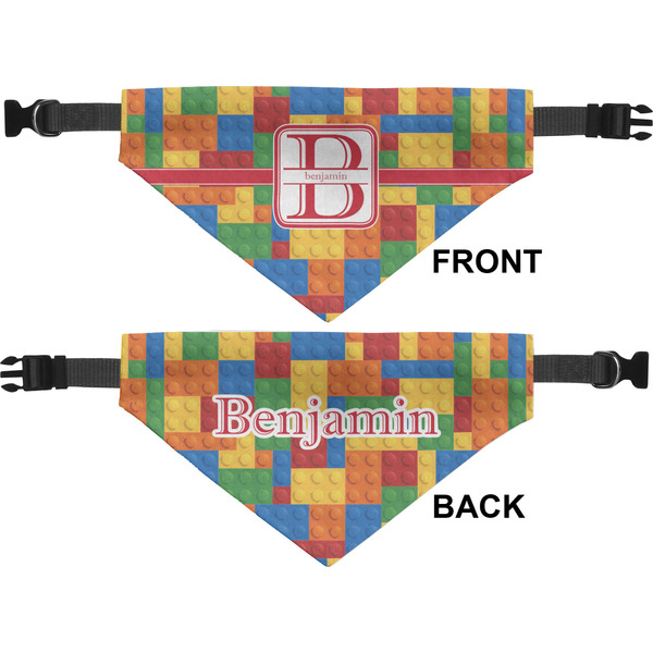 Building Blocks Medium Dog Bandana Approval