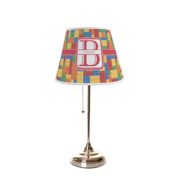 Building Blocks Poly Film Empire Lampshade - On Stand