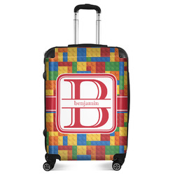 Building Blocks Suitcase - 24" Medium - Checked (Personalized)