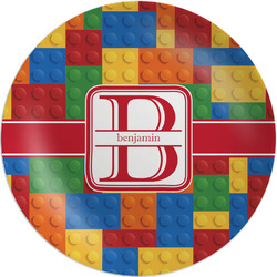 Building Blocks Melamine Plate (Personalized)