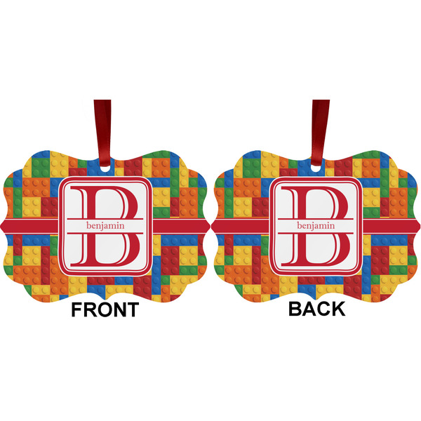 Building Blocks Metal Benilux Ornament - Front and Back (APPROVAL)