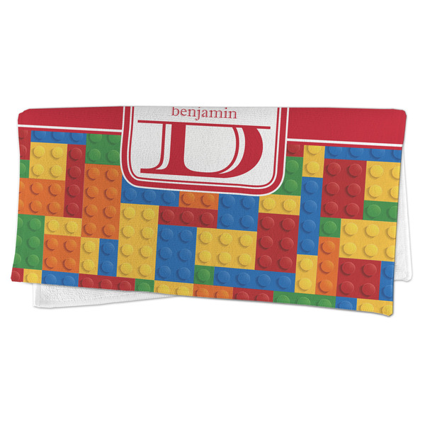 Building Blocks Microfiber Dish Rag - FOLDED (half)