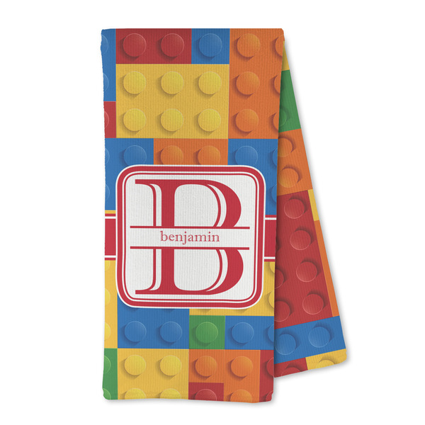 Custom Building Blocks Kitchen Towel - Microfiber (Personalized)