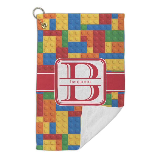 Building Blocks Microfiber Golf Towels Small - FRONT FOLDED